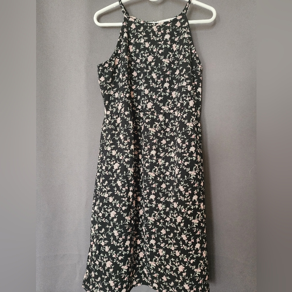 Full Tilt Other - Full Tilt Dress, Girl's Size Small  Black Floral Dress